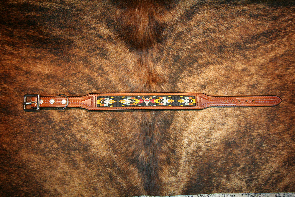 Southwest Arrow with Skull Dog Collars - Image 2